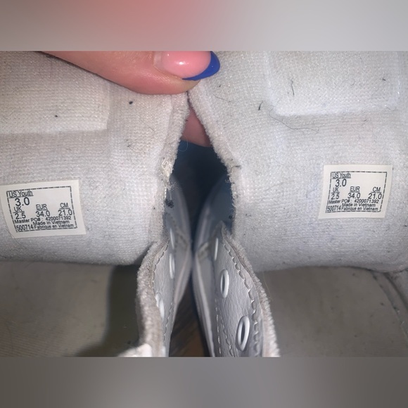 Little Boys White Vans - Picture 5 of 5